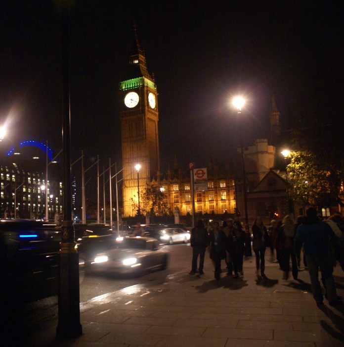 At night there is magic in the city.